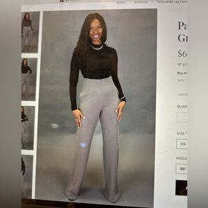 Prissy Duck Paris Wide Leg size XL 36 inseam